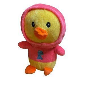 Kids Land Stuffed Plush Duck Hoodie Dinosaur Toy 7"